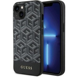 Viedtālruņa aizmugurējais vāciņš Apple Iphone 15 Gcube stripes Mag Black