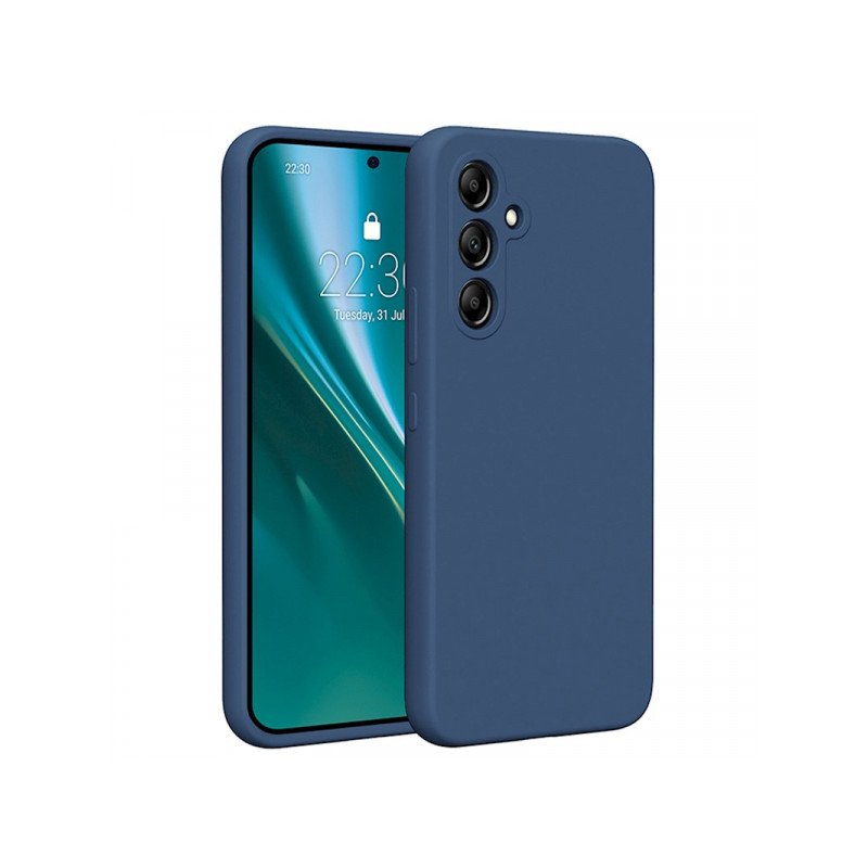Viedtālruņa aizmugurējais vāciņš Samsung Galaxy A54 5G Silicone case Blue