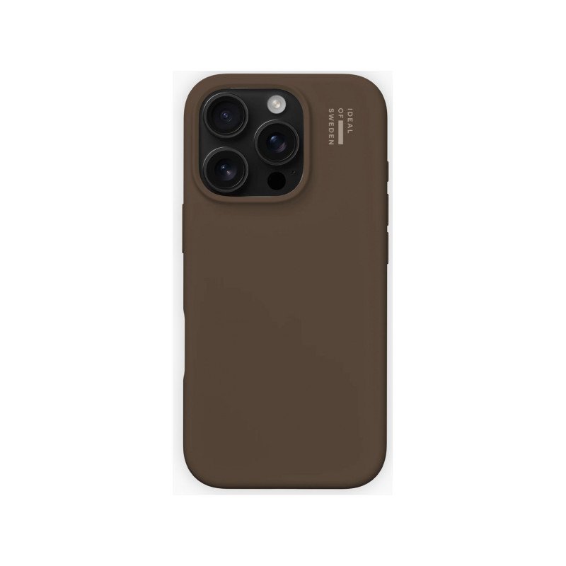 Viedtālruņa aizmugurējais vāciņš Apple iPhone 17 Mocha Silicone Mag Brown