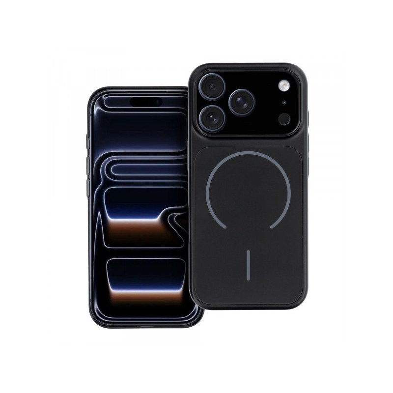 Viedtālruņa aizmugurējais vāciņš Apple Iphone 15 Make 17 Black