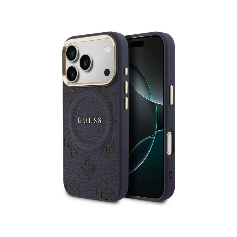 Viedtālruņa aizmugurējais vāciņš Apple iPhone 17 Pro Peony Hot Stamp Mag Blue