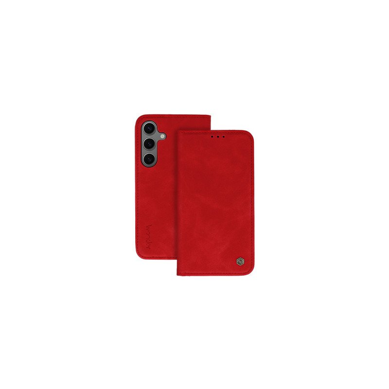 Viedtālruņa atveramais maciņš Samsung Galaxy S26 Ultra Wonder Prime Case Red