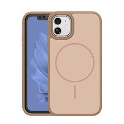 Viedtālruņa aizmugurējais vāciņš Apple iPhone 11 Frame Thin Mag Brown