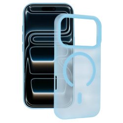 Viedtālruņa aizmugurējais vāciņš Apple Iphone 15 Mist Matte Mag Blue, Transparent