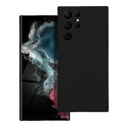Viedtālruņa aizmugurējais vāciņš Samsung Galaxy S22 Ultra Silicone case Black
