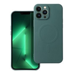 Viedtālruņa aizmugurējais vāciņš Samsung Galaxy A56 5G Silicone Mag Green