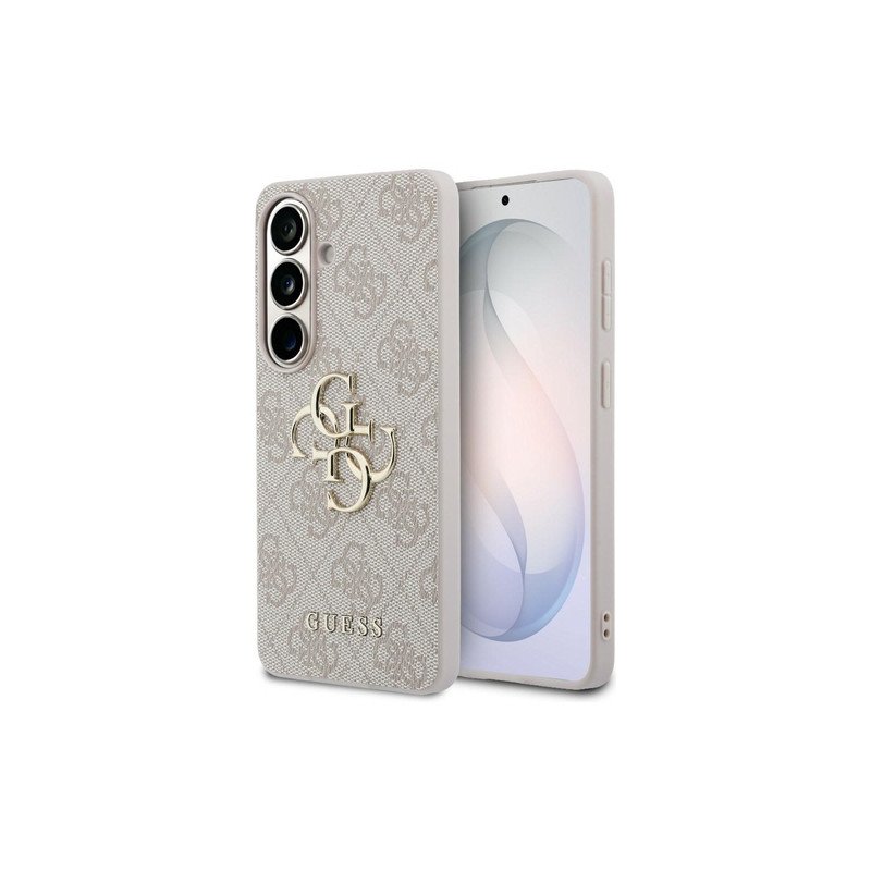 Viedtālruņa aizmugurējais vāciņš Samsung Galaxy S26 Plus Big Metal Logo Pink