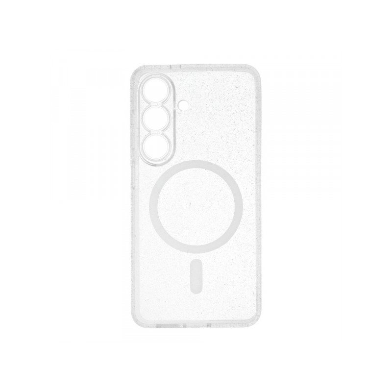 Viedtālruņa aizmugurējais vāciņš Samsung Galaxy S26 Glitter MagSafe Transparent