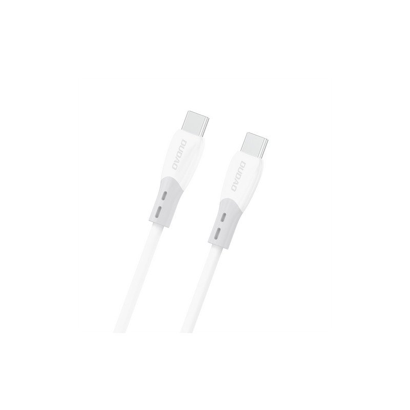 Kabelis L25SC 60W Soft Silicone Braid White