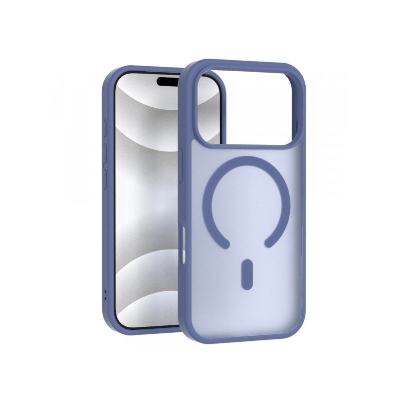 Viedtālruņa aizmugurējais vāciņš Apple Iphone 15 Matte MagSafe Case Grey, Lavanda