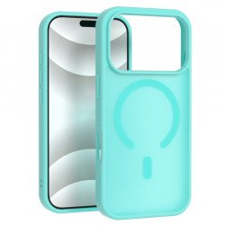 Viedtālruņa aizmugurējais vāciņš Apple iPhone 17 Pro Max Matte MagSafe Case Blue, Green