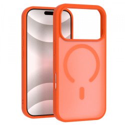 Viedtālruņa aizmugurējais vāciņš Apple iPhone 16 Pro Max Matte MagSafe Case Orange