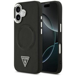 Viedtālruņa aizmugurējais vāciņš Apple iPhone 17 Triangle Logo Mag Black