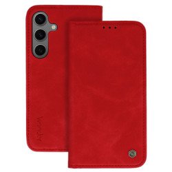 Viedtālruņa atveramais maciņš Samsung Galaxy A55 5G Smart Case Red