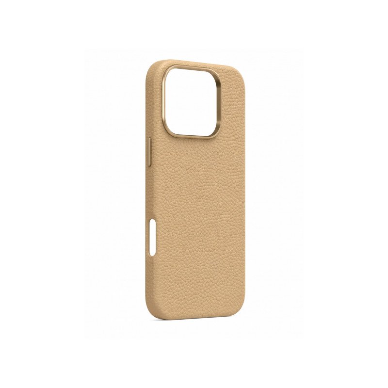 Viedtālruņa aizmugurējais vāciņš Apple iPhone 17 Leather Beige