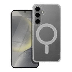 Viedtālruņa aizmugurējais vāciņš Samsung Galaxy S24 Plus Mag Cover Transparent