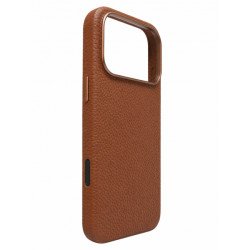 Viedtālruņa aizmugurējais vāciņš Apple iPhone 16 Pro Leather Brown