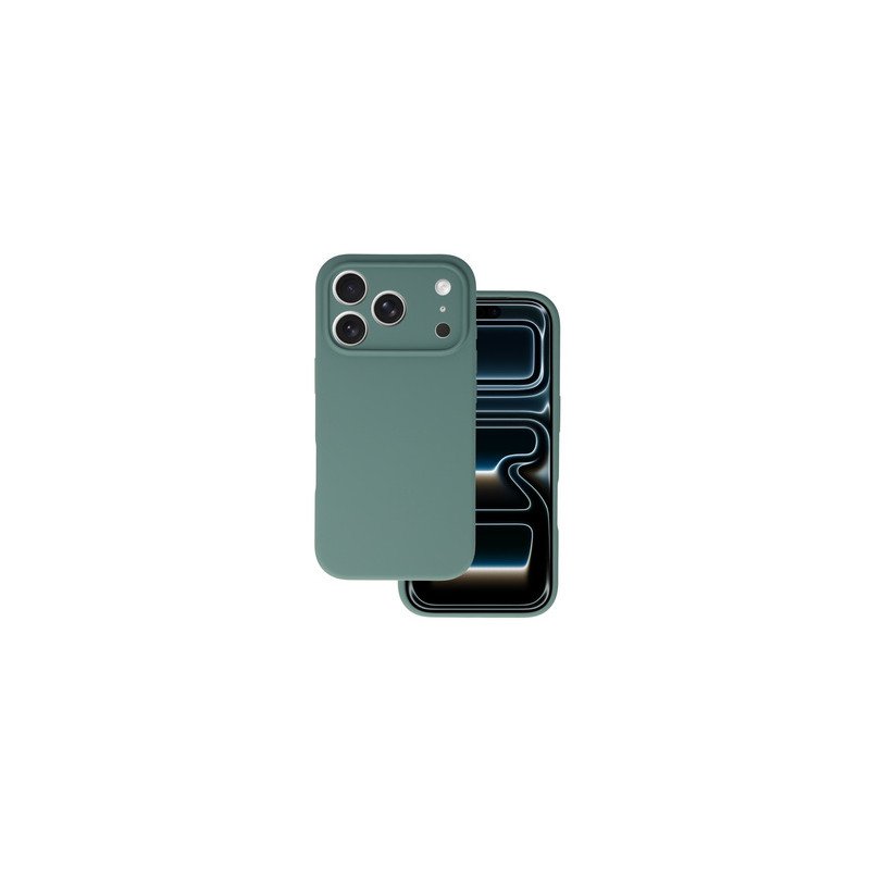 Viedtālruņa aizmugurējais vāciņš Apple iPhone 17 Silicone Lite Dark Green