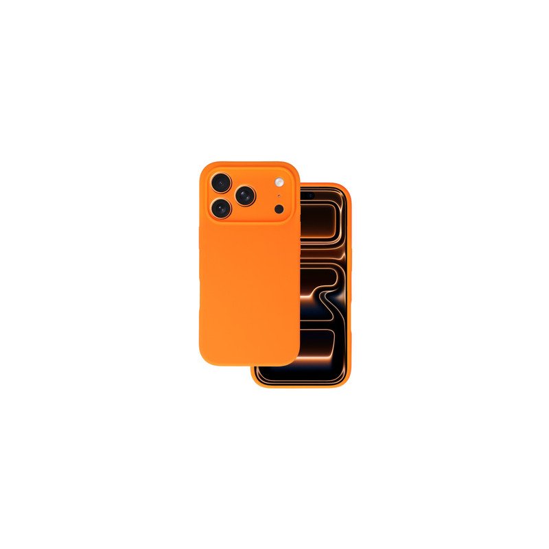 Viedtālruņa aizmugurējais vāciņš Apple iPhone 17 Pro Silicone Lite Orange