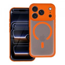 Viedtālruņa aizmugurējais vāciņš Apple iPhone 13 Full matte mag Orange, Transparent