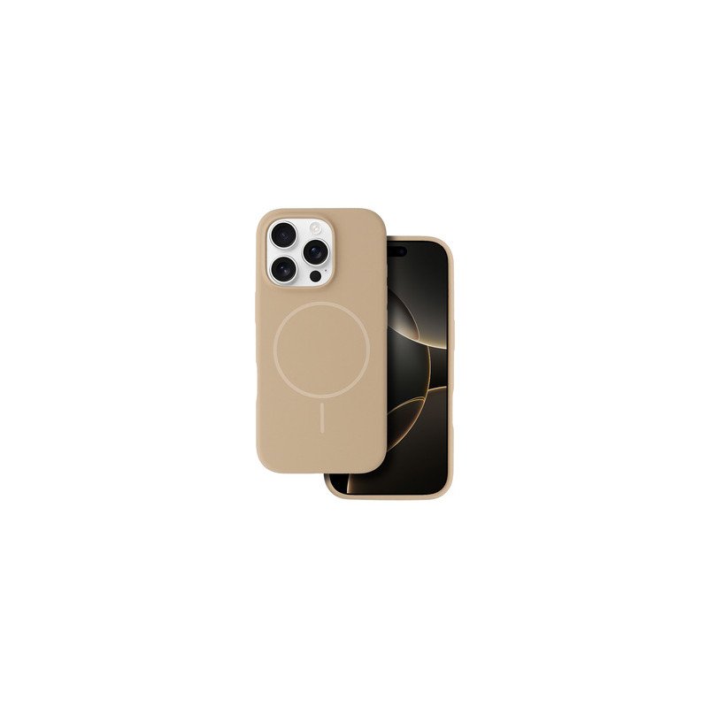 Viedtālruņa aizmugurējais vāciņš Apple iPhone 13 Pro Mag slim silicone Brown