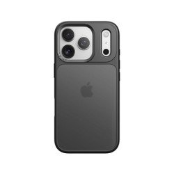 Viedtālruņa aizmugurējais vāciņš Apple iPhone 17 Pro Max Guard Touch Lens Protection Black, Transparent