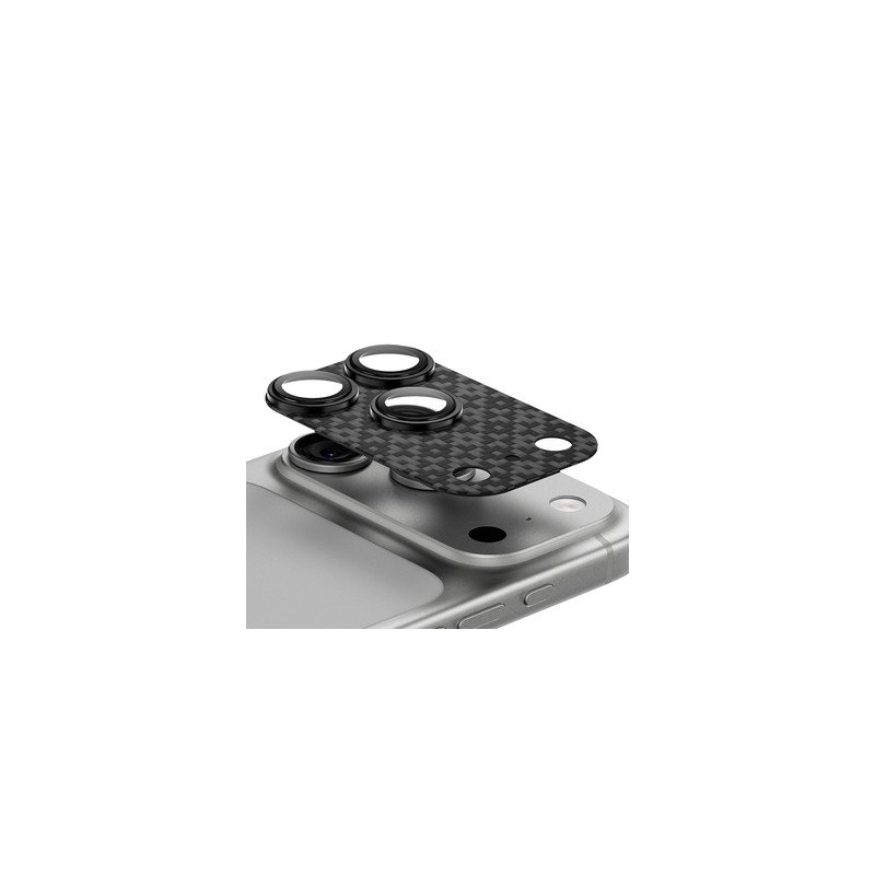 Viedtālruņa kameras aizsargstikls Apple iPhone 17 Pro Armor Warrior Lens Black