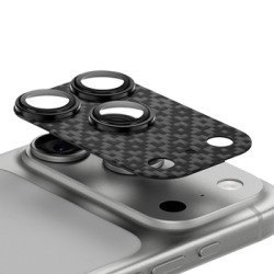 Viedtālruņa kameras aizsargstikls Apple iPhone 17 Pro Max Armor Warrior Lens Black
