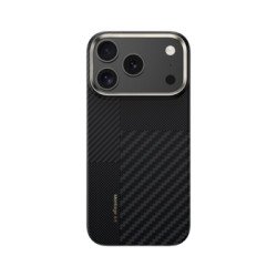 Viedtālruņa aizmugurējais vāciņš Apple iPhone 17 Pro Max Kevlar Armor Air Black