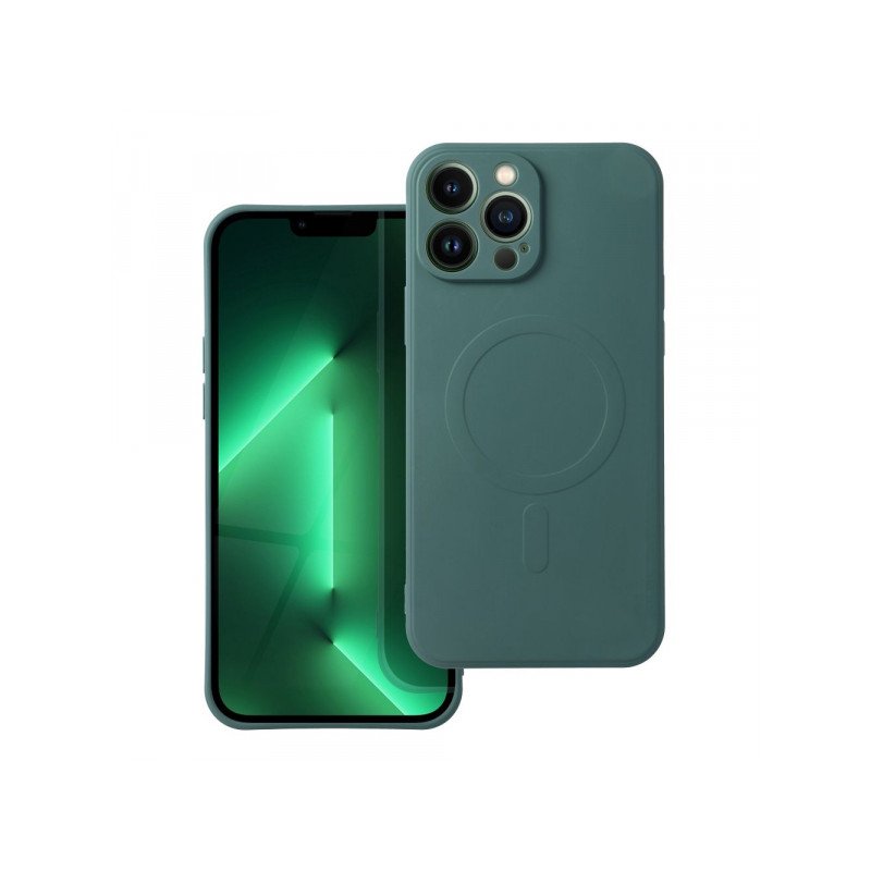 Viedtālruņa aizmugurējais vāciņš Samsung Galaxy A37 Mag Cover Green