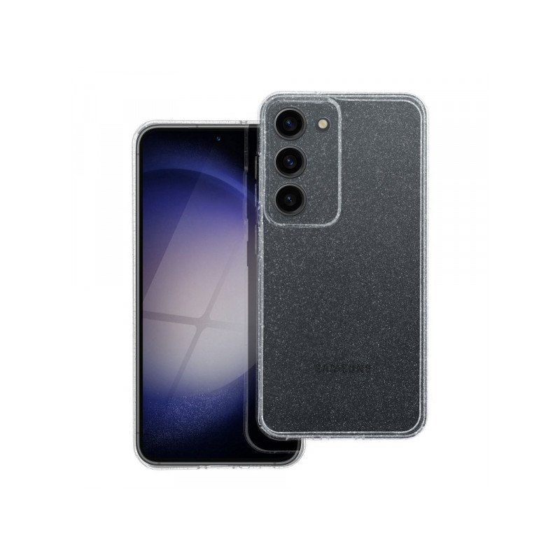 Viedtālruņa aizmugurējais vāciņš Samsung Galaxy A57 Bling Transparent