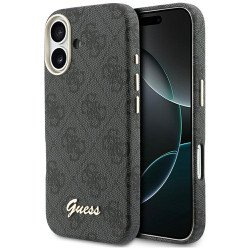 Viedtālruņa aizmugurējais vāciņš Apple iPhone 17 IML Script Metal Mag Black