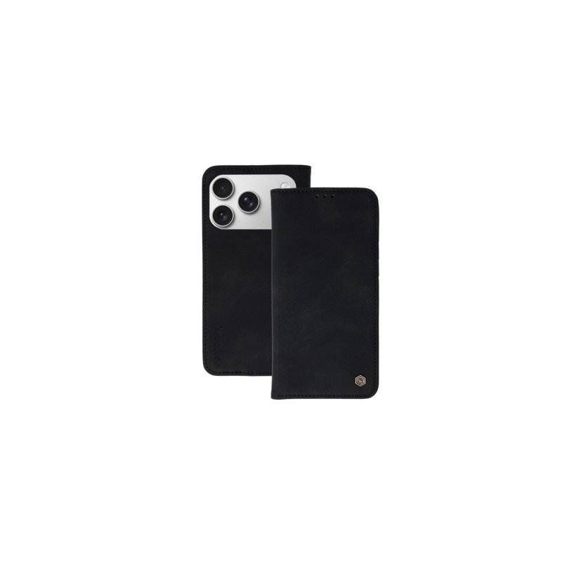 Viedtālruņa atveramais maciņš Apple iPhone 17 Pro Wonder Prime Case Black