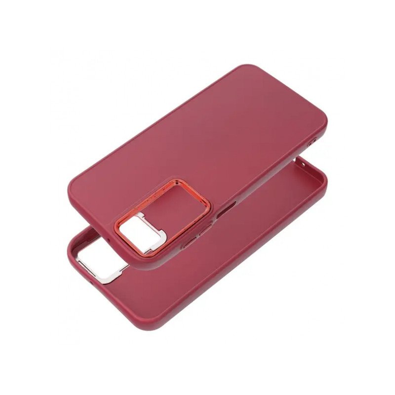 Viedtālruņa aizmugurējais vāciņš Samsung Galaxy A27 Frame case Dark Red