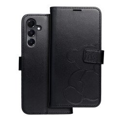 Viedtālruņa atveramais maciņš Samsung Galaxy A16 Teddy bear Black