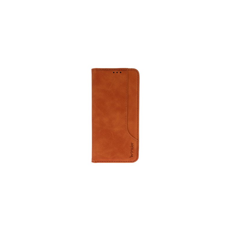 Viedtālruņa atveramais maciņš Samsung Galaxy S25 Ultra Wonder Prime Case Brown