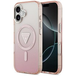 Viedtālruņa aizmugurējais vāciņš Apple iPhone 17 Gradient Triangle MagSafe Pink