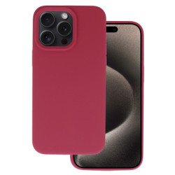 Viedtālruņa aizmugurējais vāciņš Samsung Galaxy S24 Silicone Lite Maroon