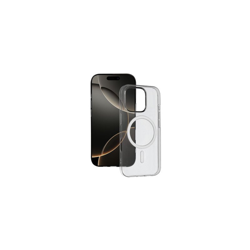 Viedtālruņa aizmugurējais vāciņš Apple iPhone 17 Pro Slim Mag Grey, Transparent