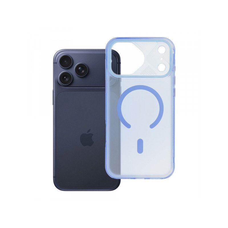 Viedtālruņa aizmugurējais vāciņš Apple iPhone 18 Pro Max Aurora Mag Light Blue