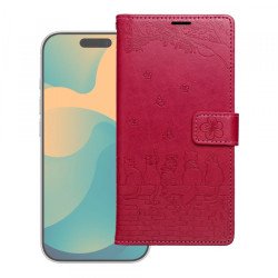 Viedtālruņa atveramais maciņš Xiaomi Redmi Note 15 4G Mezzo Book Cats Red