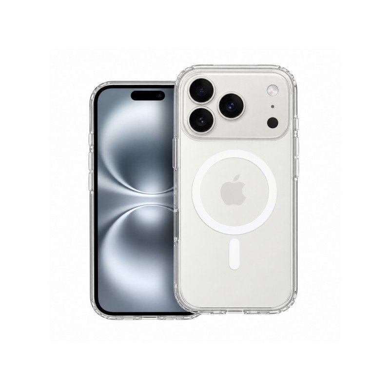 Viedtālruņa aizmugurējais vāciņš Apple Iphone 15 2.0MM Thick Clear Mag Transparent