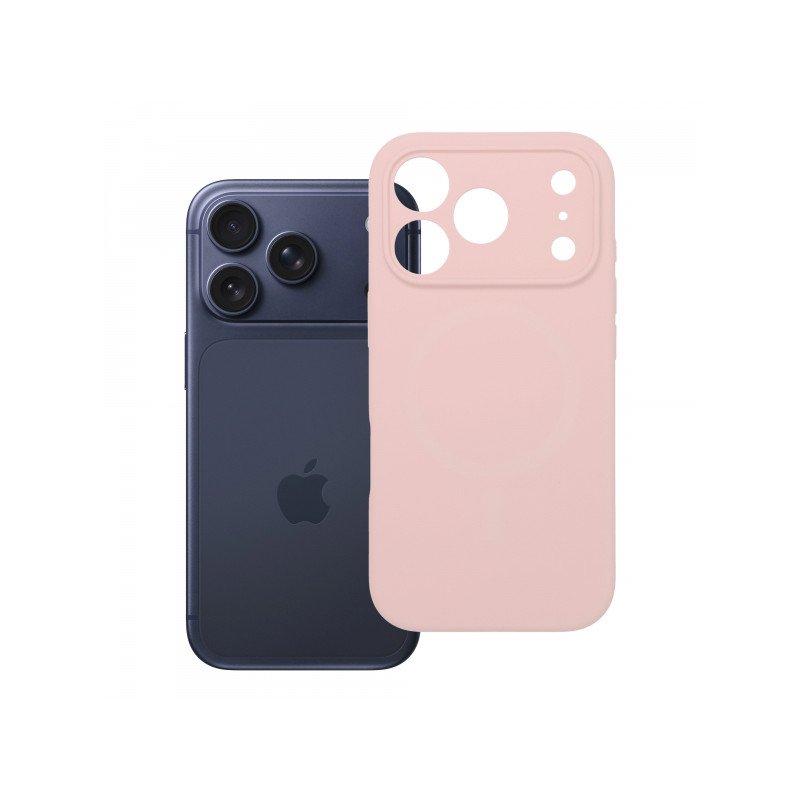Viedtālruņa aizmugurējais vāciņš Apple iPhone 18 Pro Silicon 2mm Pink