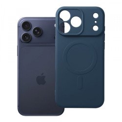Viedtālruņa aizmugurējais vāciņš Apple iPhone 18 Pro Max Mag Cover Dark Blue