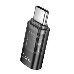 Kabeļa pārveidotājs Adapter USB C to Lightning Hoco UA36D Black