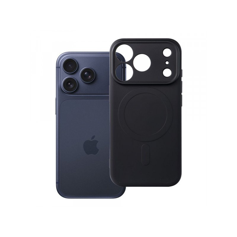 Viedtālruņa aizmugurējais vāciņš Apple iPhone 18 Pro Max Mag Cover Black