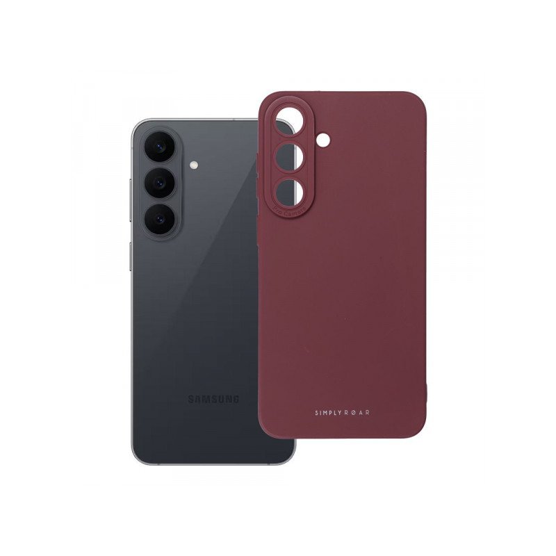 Viedtālruņa aizmugurējais vāciņš Samsung Galaxy S26 FE Luna Dark Red