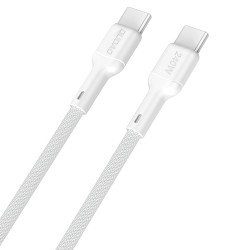 Kabelis Dudao L9C Max 240W PD USB-C - USB-C 2m White
