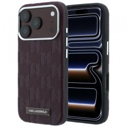 Viedtālruņa aizmugurējais vāciņš Apple iPhone 18 Pro Monogram Dark Red