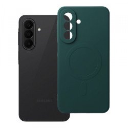 Viedtālruņa aizmugurējais vāciņš Samsung Galaxy A27 Mag Cover Dark Green